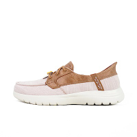 Skechers On-The-Go Flex [138215BLSH] 女 帆船鞋 馬克縫 休閒 瞬穿舒適科技 粉棕