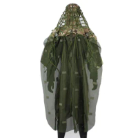 Breathable Ghillie Suit Foundation, Sniper Ghillie Suit Viper Hood with Ghillie Cape for Hunting, Sniper, Airsoft Wildlife Photo