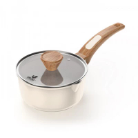 Ekau EKAU Home Essential  連蓋單柄不粘鍋 16cm - 象牙白色 1pc