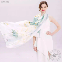 Khăn choàng lụa hot trend size 90x180