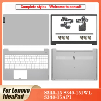 NEW For Lenovo IdeaPad S340-15 S340-15IWL S340-15API Laptop LCD Back Cover/Front bezel/Hinge Cover/Palmrest/Bottom Case Silver