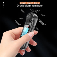 Automatic Alcohol Tester LED Display Breath Tester USB Rechargeable Breathalyzer Analyzer Detector Alcohol Test Tool