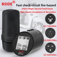 BSIDE Socket Tester Socket Circuit Analyzer Professional Outlet Tester EU US UK Wiring Status Tester RCD GFCI Ground Zero Line
