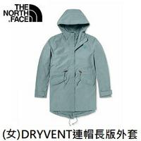 [ THE NORTH FACE ] 女  DryVent連帽長版外套 淺藍 / NF0A5AYC0LK