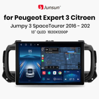Junsun X7 MAX 13.1“ 2K Wireless CarPlay Android Auto Car Radio For Citroen Jumpy 3 SpaceTourer 2016-2021 Multimedia autoradio