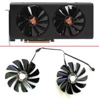 NEW Cooler 95MM 4PIN DC12V FDC10U12S9-C RX 5500 XT 8GB GPU FAN For XFX Radeon RX 5500 RX 5600 5700 XT RAW II Cooling Fans