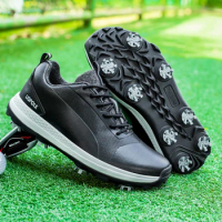 Professional Golf Shoes Men's Professional Golf Shoes Outdoor Luxury Walking Shoes Golf Shoes Anti Slip Sports Shoes