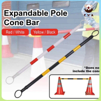 【CKA】Retractable 2 Meter Traffic Cone Bar Reflective Signal Warning Safety Use High Quality Ready St
