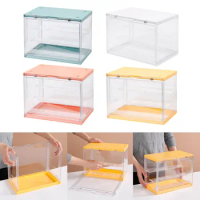 Clear Display Case Box Dustproof Showcase Organizer for Action Figures