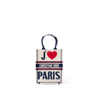 CHRISTIAN DIOR I love paris vertical book tote