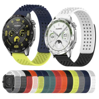 Silicone 20mm 22mm WatchStrap Band For Huawei Watch GT 4 46mm GT3 2 42MM Band Wristband For Amazfit Bip5 Strap Pressing Bracelet
