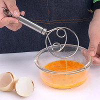 1pcs Bread Mixing Tool Danish Bread Dough Whisk Mixer Premium Stainless Steel Whisk For Mixing Eggs Flour Whipped Cream