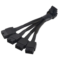 Cáp khuỷu tay 90 độ, Đầu nối 12VHPWR, Tương thích với GPU RTX4090 và RTX4080 Series