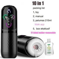 14 in 1 App Maju Mundur Hisap Getar Automatic Vacuum Cup Male Snailcup Thrusting Vibratorr-pria Tele
