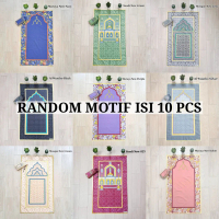 Sajadah Traveling Ukuran 105 cm x 60  cm isi 10 pcs made in Turkey Turki Muslim