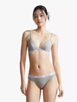 Calvin Klein CALVIN KLEIN UNDERWEAR - CAROUSEL LIGHTLY LINED TRIANGLE BRA - grey