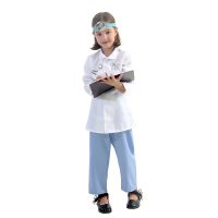 In-stock children's dentist costume, professional role-playing white coat, performance costume, cosp