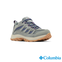 【Columbia 哥倫比亞】女款-CRESTWOOD™Omni-Tech防水登山鞋-灰綠色(UBK53720GG/IS)