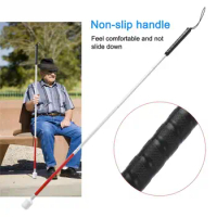 Portable Visually Impaired Crutch Cane Blind Walking Stick Walker Guid Stick Aluminium Easy Folding