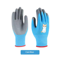Nitrile Gloves Wear-resistant Single-layer Microporous Durable Thickened Garden Tools Childrens Fun Protective Gloves Non-slip