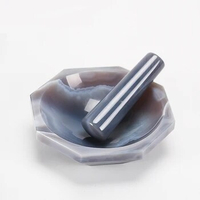 30mm 50mm 70mm 100mm all sizes High Quality Natural Agate Mortar and Pestle for Lab Grinding 110mm 120mm 150mm 160mm 200mm