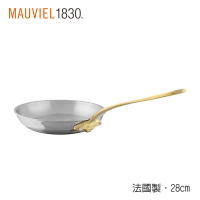 【Mauviel】COOKb單手平煎鍋28cm(法國米其林專用銅鍋)