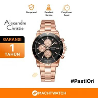 Jam Tangan Pria Alexandre Christie AC 6141 XXV MRGBA 25th Anniversary Dual Tone Dial + Extra Strap L