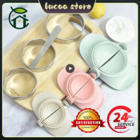 Stainless Steel Large Dumpling Skin Dough Circle Roller Machine Cutters Home Baking Maker Kitchen Pie Pizza Pastry Rolling Tools
