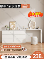【全球優品滙】梳妝檯臥室簡約鬥櫃一體梳妝櫃小戶型輕奢床尾櫃可伸縮化妝桌