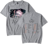 ADO Hibana World Tour 2025 Merch T-Shirt Women Men Casual Crewneck Short Sleeve Tee