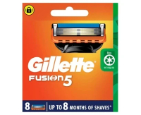 Gillette 吉列 FUSION 5 鋒隱系列 刮鬍替換刀片 8片裝 適用於所有吉列 Fusion5 刮鬍刀 - 平行進口