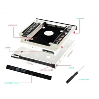Pemacu Cakera Keras (HDD) atau Pemacu Keadaan Pepejal (SSD) SATA 9.5 mm untuk Acer Aspire ES1 533, E