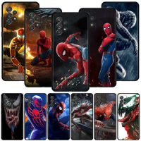 For Samsung Galaxy A12 Phone Case for Galaxy A21s A22 A32 4G/5G Cases A51 A13 A31 A52 A52s A71 A72 Coque Marvel Hero Spiderman