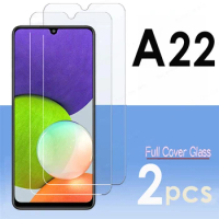 2 pcs Tempered Glass For Samsung Galaxy A22 cover Screen Protector For Samsung A22 5G A 22 A225 A226 glas 2.5D 9H Film armored