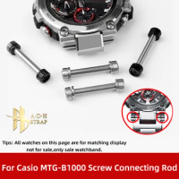 For Casio G-Shock MTG-B1000 Watch Strap Metal Screw Rod Accessories mtg-b1000 Watch Band Stainless Steel Connecting Rod