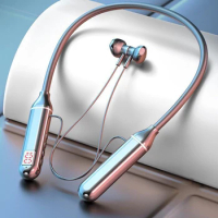 003 Wireless Earbuds Bluetooth Earphone Magnetic Neckband Headphone Waterproof HiFi Sport Headset Noise Cancel MP3 Player