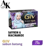 GIV Sabun Batang White Hijab SAFFRON & NIACINAMIDE 72g