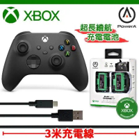 【Microsoft 微軟】Xbox Series 無線藍芽控制器(多色任選)+PowerA官方授權充電電池組(2入)