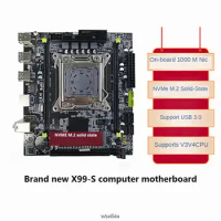 X99-S Computer Motherboard 2011-Pin Dual-Channel D4 Memory Compatible With E5 2678 V3v4 Cpu Kit X99 Xeon E5 2620 V3 Kit Ryzen