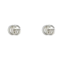 GUCCI 古馳 GG Marmont 耳環 925純銀