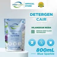 Deterjen Cair PREMIUM Laundry Liquid Detergent PROKLEEN 800ml REFILL - Blue Sparkle