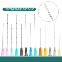 Factory Disposable Mirco Syringe cannula 18g 22 gauge 25g 50mm 70mm blunt tip needle cannula for beauty filler