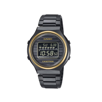 CASIO卡西歐 歡慶經典 CASIO WATCH 50TH 手錶50周年紀念 閃耀黑金 經典復刻 藍牙 電波 太陽能電力 TRN-50ZE-1A_39.1mm