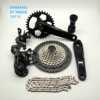 SHIMANO XT M8000 M8100 bike bicycle MTB derailleur Group set Groupset 170 / 175mm crankset 1x11s 11 speed kit 11-42t/ 11-46t