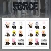 STRAY KIDS FORCE KARMA อัลบั้ม สติ๊กเกอร์ปฏิทิน SKZOO, 8-106 ชิ้น, Bang Chan, Lee Know, HyunJin, Han