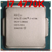 Original Intel CPU CORE i7 4770K Processor 3.50GHz 8M Quad-Core i7-4770K Socket 1150 free shipping speedy ship out