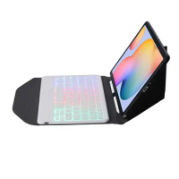Magnetic Smart Case For Samsung Galaxy Tab S6 Lite 10.4 P610 P615 Cover Wireless Bluetooth Keyboard Funda PU Leather Stand Shell