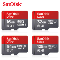 Kad Memori SanDisk Ultra microSDXC UHS-I, 128GB, dengan Penyesuai, Sehingga 140MB / s, C10, U1, HD P