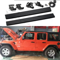 Power Electric Deployable Side Step Fit for Jeep Wrangler JL 4D 2018 2019 2020 2021 2022 Running Board Nerf Bars