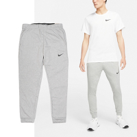 Nike 長褲 Dri-FIT Tapered 男款 灰 縮口褲 訓練長褲 抽繩 棉褲 小腳 錐形 CZ6380-063